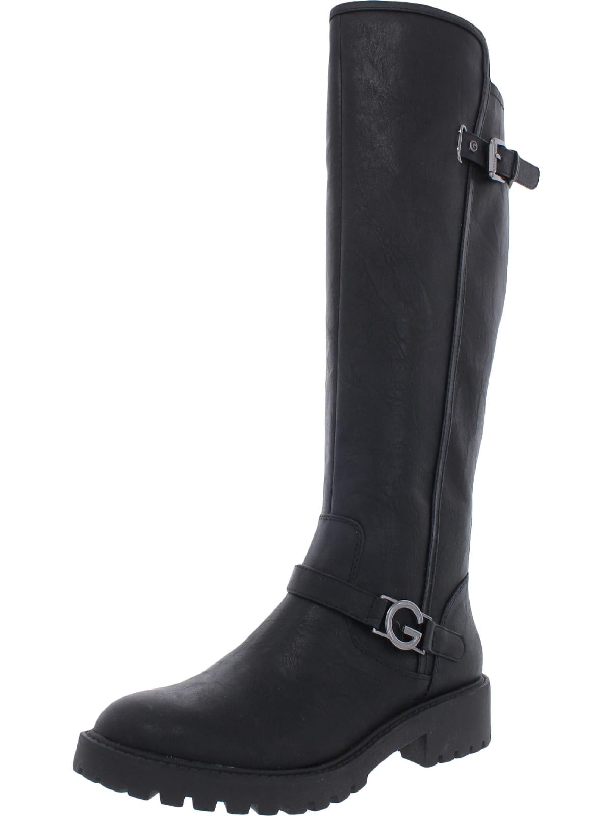 GBG Los Angeles Womens Silene Faux Leather Tall KneeHigh Boots