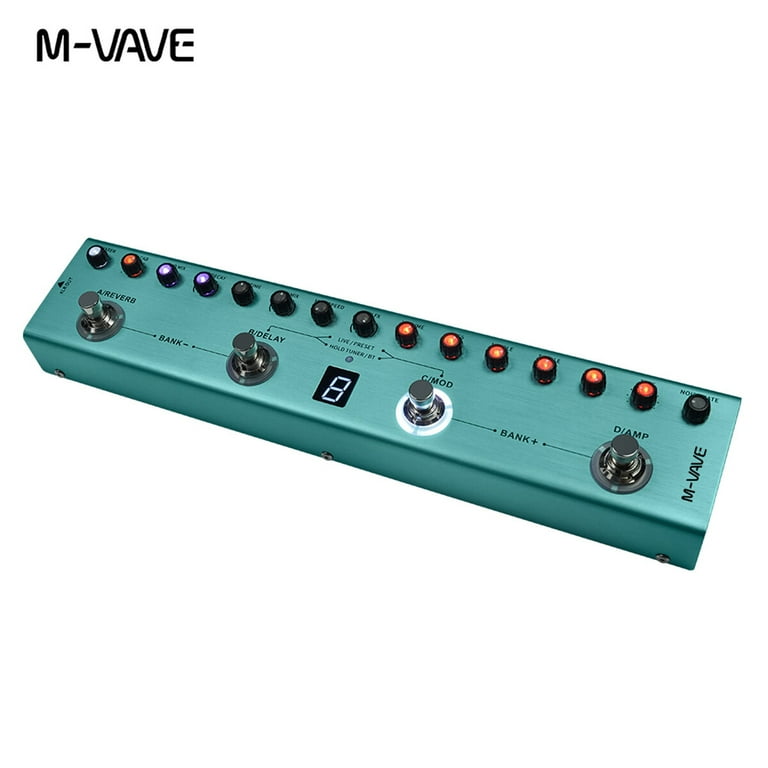 ギター M-VAVE TANK-G M-VAVE Tank G Guitar Multi Effects Pedal - Walmart.com