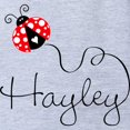 thumbnail image 2 of CafePress - Ladybug Hayley - Cute Infant Baby Football Bodysuit, 2 of 3