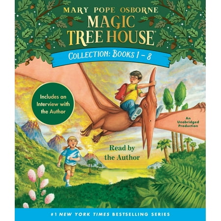 Magic Tree House Collection: Books 1-8 : Dinosaurs Before Dark, the Knight at Dawn, Mummies in the Morning, Pirates Past Noon, Night of the Ninjas, Afternoon on the Amazon, and More! (Compact