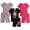 Fierce Style, variant on Real Love Girls' Active Shorts Set - 6 Piece Fashion T-Shirts and Performance Bike Shorts (7-16)