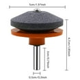thumbnail image 3 of Lawn Mower Blade Sharpener 3-Pack - High-Speed Grinding Stone for Drill Attachment, Sharpens Rotary Tillers & Tractor Blades Instantly, 3 of 5