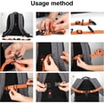 thumbnail image 5 of 2 Pcs Adjustable Backpack Sternum Straps Chest Belt Hardness Strap with Anti-slip Fixed Clips for Camping Hiking (Orange), 5 of 14