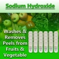 thumbnail image 4 of Sodium Hydroxide 99.9% Pure Food Grade Beads Caustic Soda lye 48 Lbs (Pounds), 4 of 5