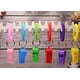 thumbnail image 2 of 6 piezas de silbato deportivo con pulseras, silbato de plástico transparente fuerte con bobina estirable, el entrenador usa un llavero de muñeca para juzgar el fútbol escolar, la fiesta de cumple, 2 of 5
