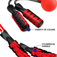 thumbnail image 4 of Cordless Fitness Weighted, 2-in-1 Jump Rope, Foam Comfort Handle，Endurance Training, 4 of 5