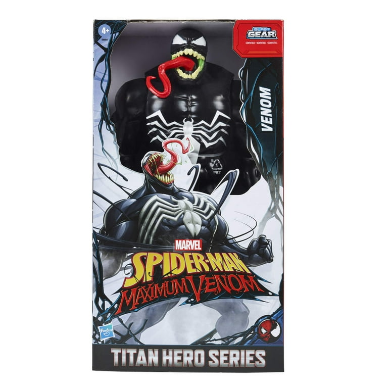 Spider Maximum Venom Titan Hero Venom Action Figure, Blast Spider Maximum Venom Titan Hero Venom Action Figure, Blast