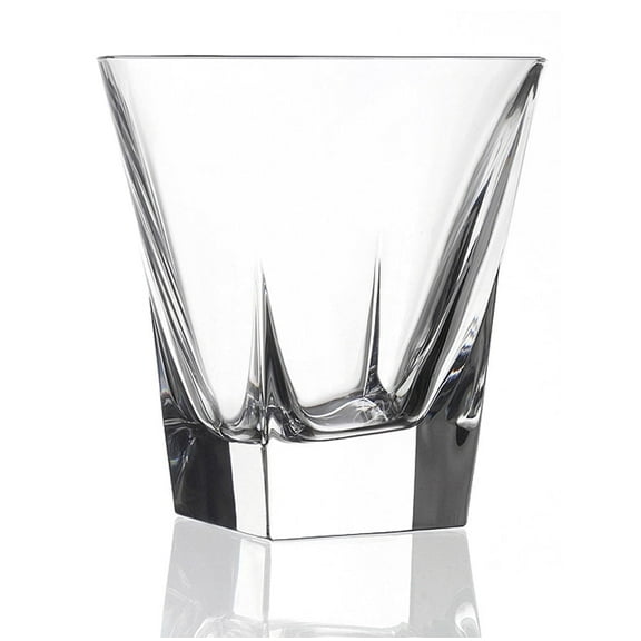 Elegant and Modern Crystal Glassware for Hosting Parties and Events - Double Old Fashioned, Set of 6, 8 oz.