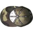 thumbnail image 6 of Solid Flat Brim Bill Fitted Baseball Cap, 6 of 6