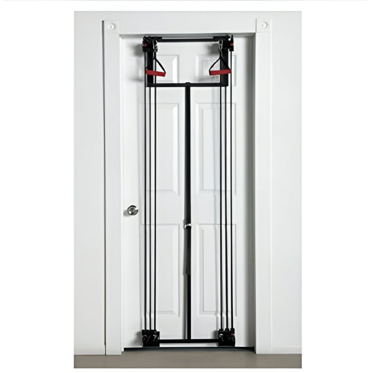 Tower 200 Door Gym Full Body Workout Training System with Handles Ankle Straps Straight Bar Walmart