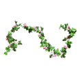 thumbnail image 1 of 7.54ft Artificial Vines Artificial Leaf Guirnaldas Simulación Flor Follaje Rosado, 1 of 6