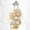 Gold, variant on Shower Caddy Hanging Adjustable Shower Caddy, Rustproof Shower Organizer Extended Length Shower Caddies Over Shower Head with Hooks Soap Holder, Large Capacity Anti-Swing Bathroom Storage, Black