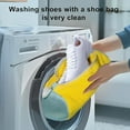 thumbnail image 6 of GoXteam Shoe Washing Machine Bag, Sneaker Chenille Laundry Bag for Shoes, Reusable and Durable Shoe Laundry Bag for Washer and Dryer, for All Shoe Types and Sizes, Yellow, 2PCS, 6 of 7