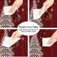 thumbnail image 5 of Fall Pumpkin Fitted Round Tablecloth Autumn Leaves Yellow Small Round Table Cover with Elastic Edge Wipeable Holiday Circle Table Cloths for Outdoor Party Patio Kitchen Decor Fit for 40"-44" Table, 5 of 6