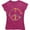 Pink, variant on Beautiful Flowers Peace Symbol Graphic Design Printed Women's T-Shirt