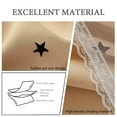 thumbnail image 4 of 2 Panel Star Curtains Hollow Out Blackout Curtains for Kids Room 52in Double Layer Star Cut Out Window Decor, 4 of 13