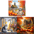 thumbnail image 1 of 5D DIY Calabaza Otoño Arte Artesanal 40x40cm, 1 of 8