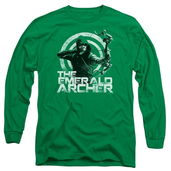 Arrow Archer Long Sleeve T-Shirt Adult 18/1 Kelly Green