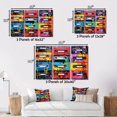 thumbnail image 4 of Designart "Cassette Tapes Retro flow II" Music Wall Art Prints Set, 4 of 5