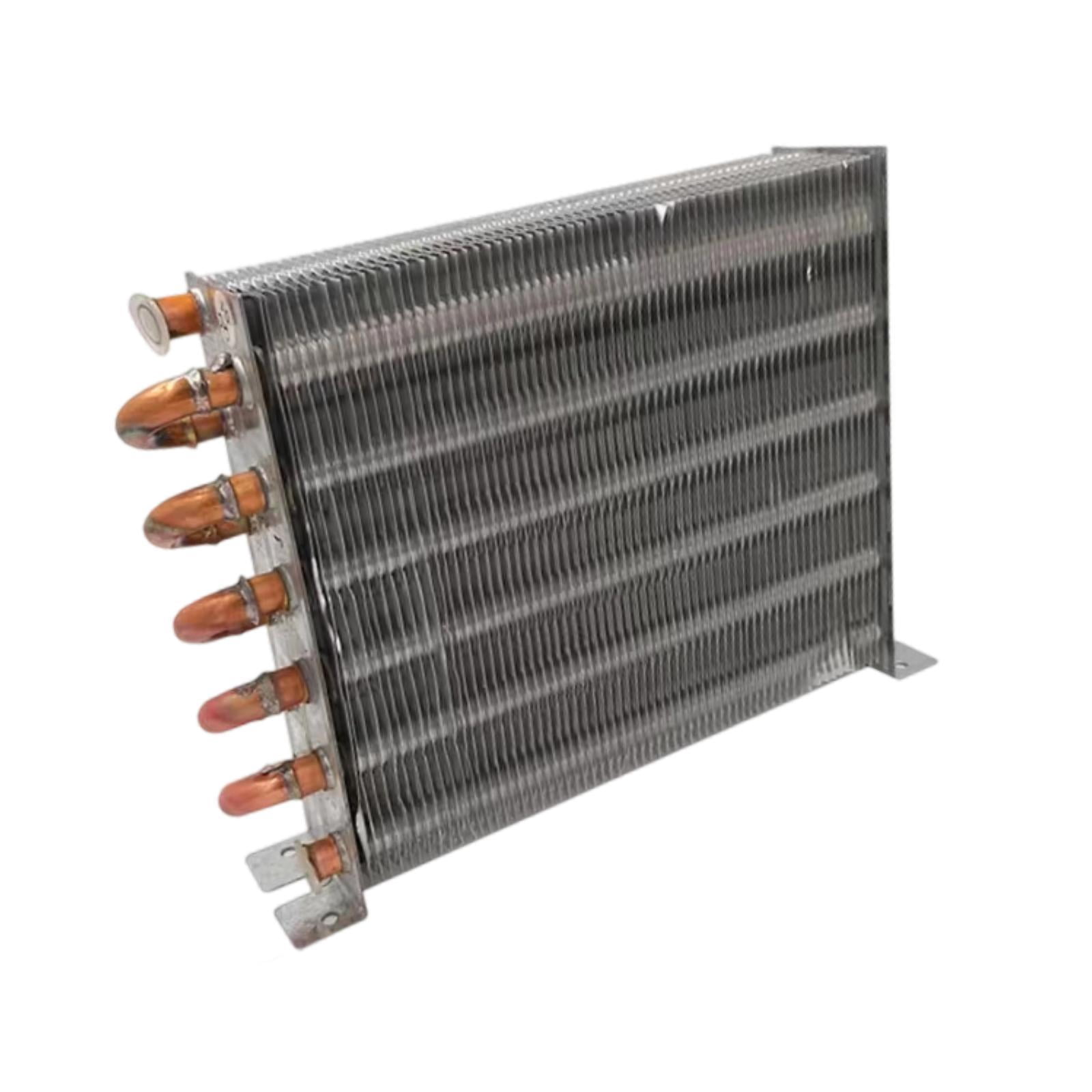 JISADER Refrigerator Condenser Compact Industrial Compressors Aluminum Fin Condenser 175x160mm