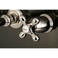 thumbnail image 4 of Kingston Brass KS7026AX English Country Two-Handle Wall Mount Roman Tub Faucet, Polished Nickel, 4 of 8