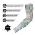 thumbnail image 5 of ALAZA Seashells Bubbles Seaweed UV Sun Protection Arm Sleeves UPF 50+ Compression Cooling Sleeve 1 Pair, 5 of 7