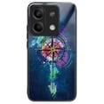 thumbnail image 1 of Pour Xiaomi Redmi Note 13 5G Étui Motif Design Ultra-Fin en Verre Trempé - Flèche, 1 of 2