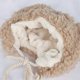 thumbnail image 5 of ZHAOCHENG Gorro cálido con orejeras de animales bonitos, gorro de invierno de vellón con capucha, gorro con pompón esponjoso de oso de dibujos animados, gorro resistente al viento y al frío, gorro con, 5 of 5