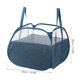 thumbnail image 3 of Ofertas Únicas 1 Pc 90L Cesta de Ropa Plegable Cesta Transpirable para Baño 19.69"x19.69"x14.96" Azul, 3 of 6