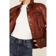 thumbnail image 3 of Scully L1159-164-XS Womens Leather Trucker Jacket, Vintage Brown - Extra Small, 3 of 4
