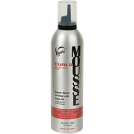 (2 Pack) Vigorol Curling Mousse, 12 Oz (Best Curling Mousse For Wavy Hair)