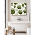 thumbnail image 6 of Sage Green Marble Wall Art for Living Room,Canvas Picture Wall Decor for Bathroom Bedroom,Gold White Geometric Hexagon Modern Painting Artwork for Office Kitchen Hallway Dining Room Decor 16"x20", 6 of 8