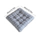 thumbnail image 3 of Cojín cuadrado de felpa con respaldo | Almohadilla para silla de oficina, comedor o escritorio | Agarre de silicona antideslizante, 3 of 6
