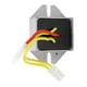 thumbnail image 2 of Voltage regulator and rectifier 394890, overload protection, waterproof, for BS 18-24 HP engines with 10, 13, 14 and 16 A charging system., 2 of 3