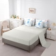 thumbnail image 5 of Erosebridal Nautical Marine Animals 7pcs Bedding Comforter Set,Cute Jellyfish Colorful Coral Queen Bedding Sets For Teens,Reversible, 5 of 7