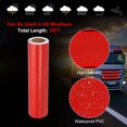 thumbnail image 3 of Uxcell Reflective Tape, Self-Adhesive Trailer Reflector Tape Warning Safety Sticker High Visibility Night Reflectors Red 10 Inch x 16 Feet, 3 of 6