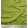 thumbnail image 1 of Soimoi Poly Georgette Fabric Artistic Flower & Dots Decor Fabric Printed Yard 42 Inch Wide, 1 of 1