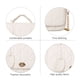 thumbnail image 3 of Bolsos y Carteras Pequeñas para Mujer, Bolsos de Hombro Bolsos Cruzados para Mujer con Correa de MetalBlanco:;:;, 3 of 5