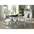 thumbnail image 2 of Antoine Rectangular Dining Table Chrome and Black Box 3, 2 of 2