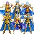 thumbnail image 2 of Figura de Anime Saint Seiya Myth Cloth, caballeros del zodiaco de oro, acción de Leo, Aiolia, Aquarius, Camus, cáncer, DeathMask, modelo de juguete, 19cm Qiuyongming unisex, 2 of 2