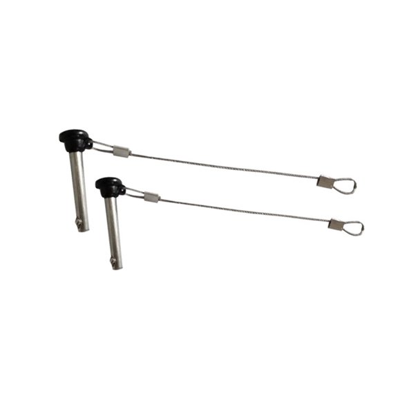 Fule 2PCS stainless steel bimini top pull pins steel ball pins safety pins Snap Pins