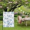 thumbnail image 6 of Blue Magnolia Flower Garden Flag 12 x 18 Inches, Watercolor Blue Floral Leaf Weather Proof Outdoor Patio Flags Double Sided Small Garden Decoration for Yard Outside Home, 6 of 9