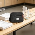 thumbnail image 4 of Travel Toiletry Bag with Waterproof Fabric, Inner Mesh Compartments and Zipper for Vacation Business Trips, 4 of 6