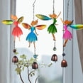 thumbnail image 2 of 4 Uds campana campana colgante decoración para pared ventana fiesta jardín Baoblaze Campana de viento angular, 2 of 7