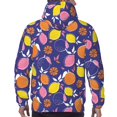 thumbnail image 5 of Hoodies for Men - Abstract oranges lemon Long Sleeve Comfrt Men'S Fashion Hoodies & Sweatshirts, Sweatshirts for Men Hoodies Pullover Clothing Clothes with Pouch, 5 of 7
