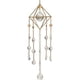 thumbnail image 1 of Crystal Suncatcher Pendant Wind Chimes, Exquisite Hanging Ornament, Home Decor, Crystal Chimes, Energy Healing, Feng Shui Decor, Metal Frame, 2-Tier Design, for Bedroom, 1 of 6