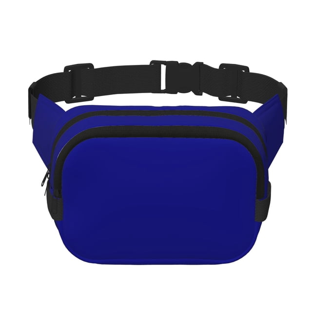 Easygdp Navy Fanny Packs para Mujeres y Hombres, Bolsa de Cinturón, Bolsos de Cruz para Trabajo/Correr/Senderismo