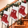 thumbnail image 6 of Ryvnso Christmas Stockings Christmas Balls Snowflake 17.7" Large Stocking Decoration 2 Pack, 6 of 7