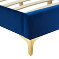 thumbnail image 5 of Modway Sutton Queen Modern Performance Velvet Bed Frame in Navy, 5 of 8