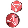 thumbnail image 1 of Tapa del depósito del freno delantero, accesorios de aluminio CNC de moda para motocicletas. Rojo, 1 of 9